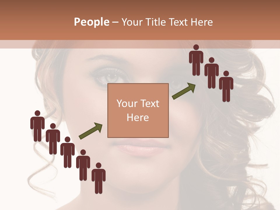 Cosmetic Beautiful Updo PowerPoint Template