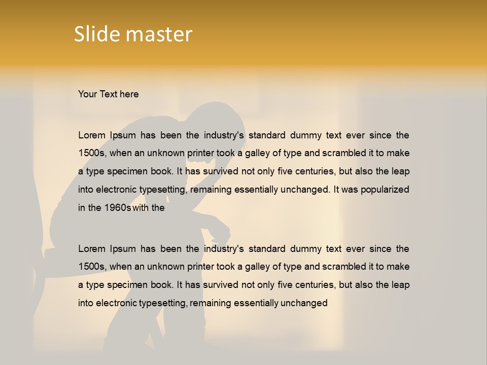 Lady Beauty Human PowerPoint Template