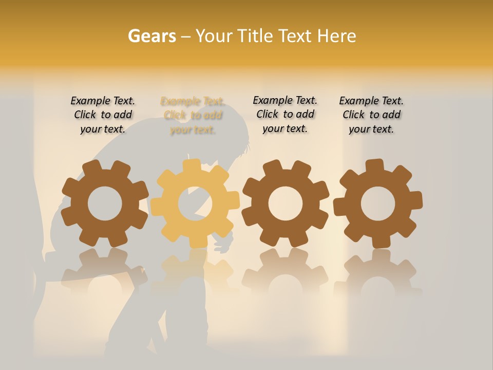 Lady Beauty Human PowerPoint Template