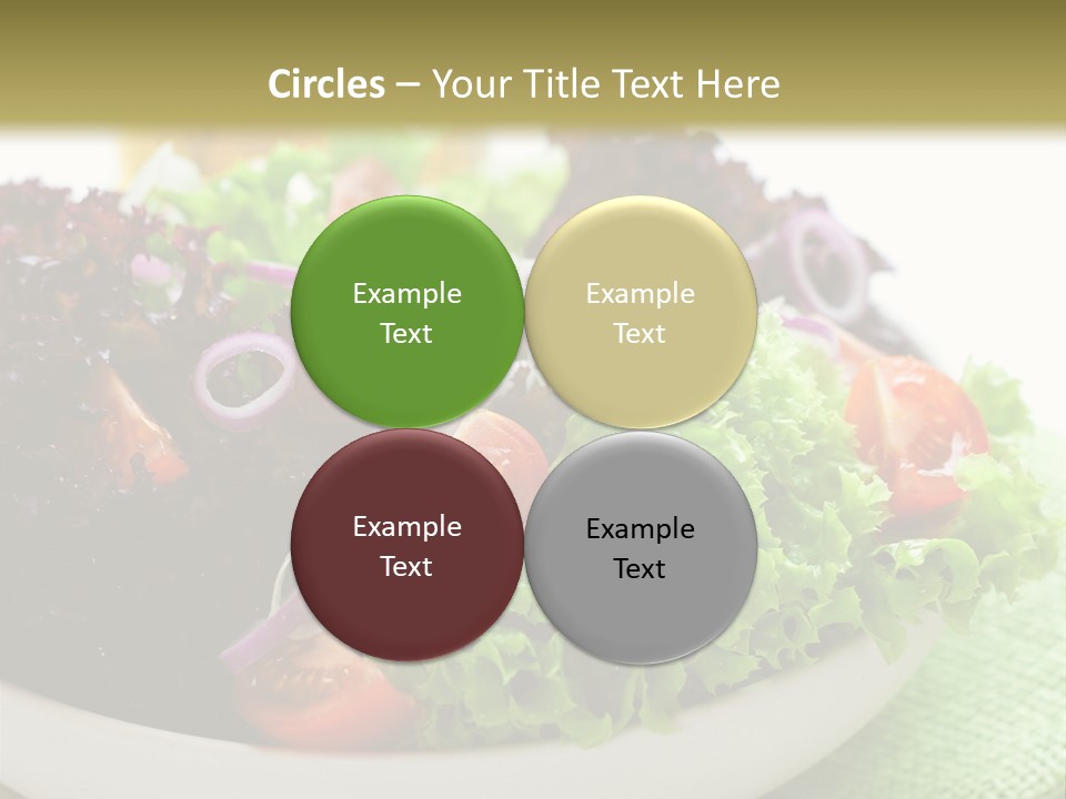 Vegetables Onion Food PowerPoint Template