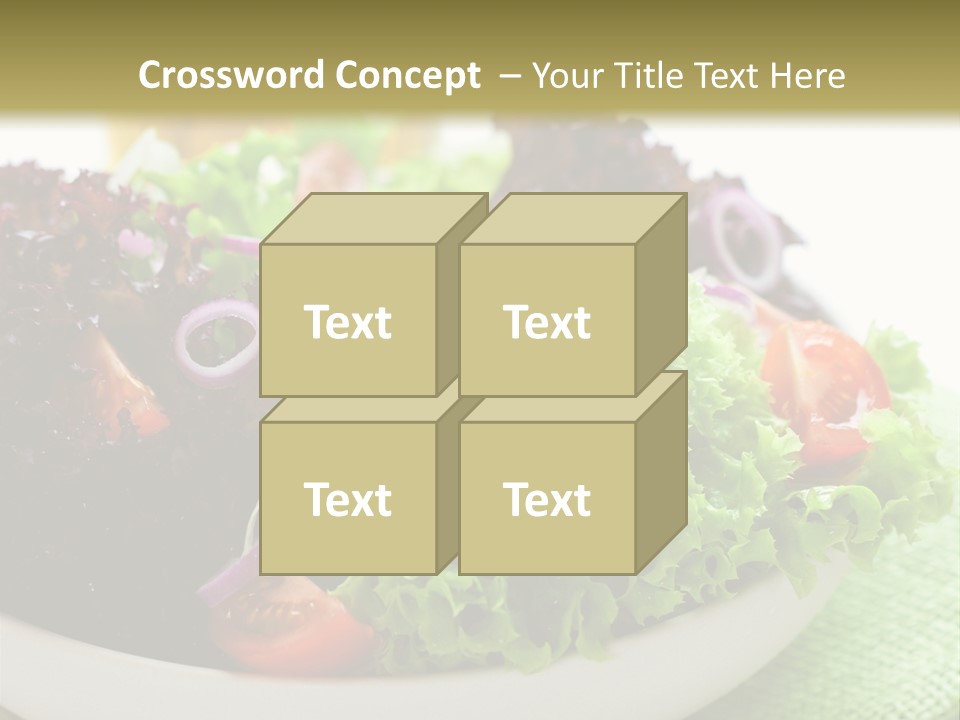 Vegetables Onion Food PowerPoint Template