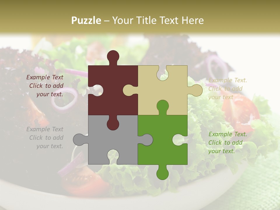 Vegetables Onion Food PowerPoint Template