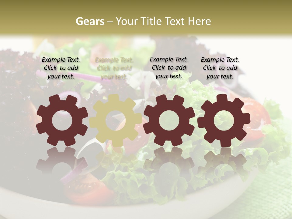 Vegetables Onion Food PowerPoint Template