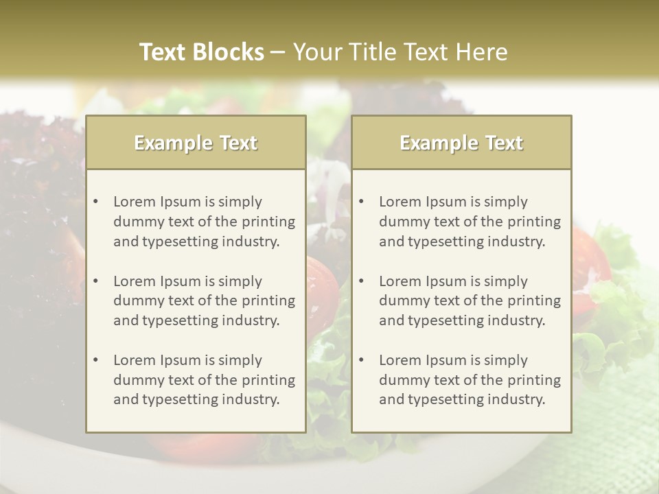 Vegetables Onion Food PowerPoint Template