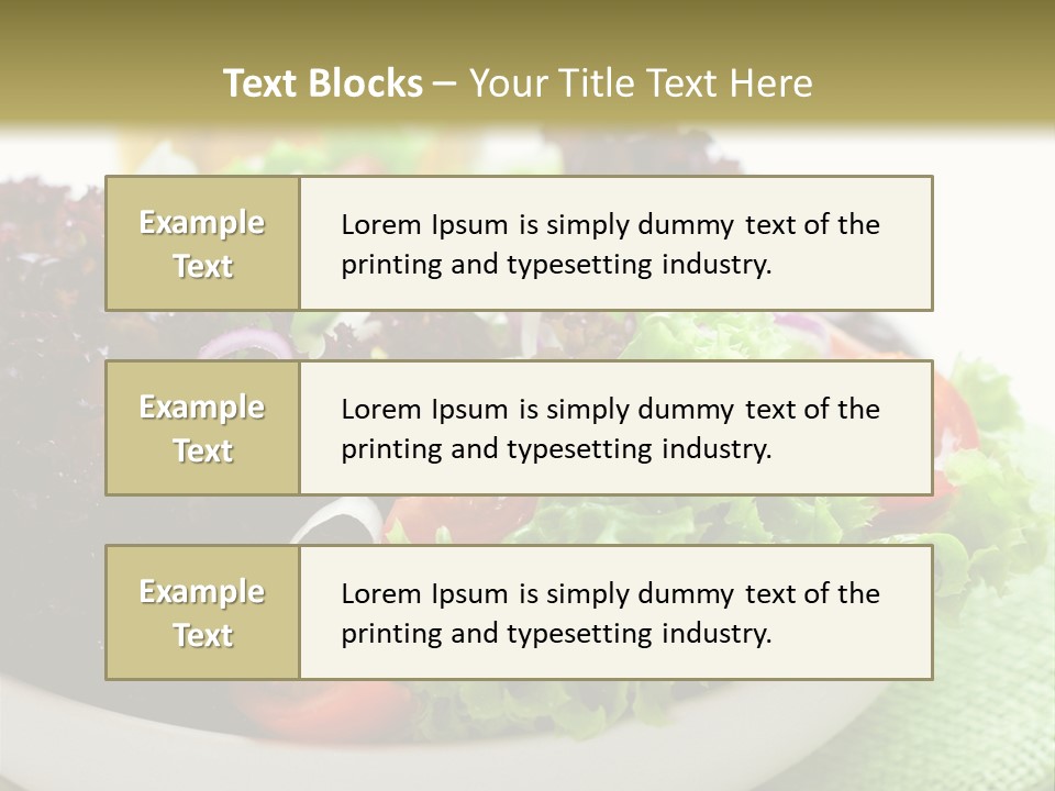 Vegetables Onion Food PowerPoint Template