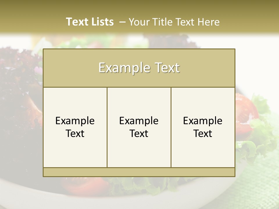 Vegetables Onion Food PowerPoint Template