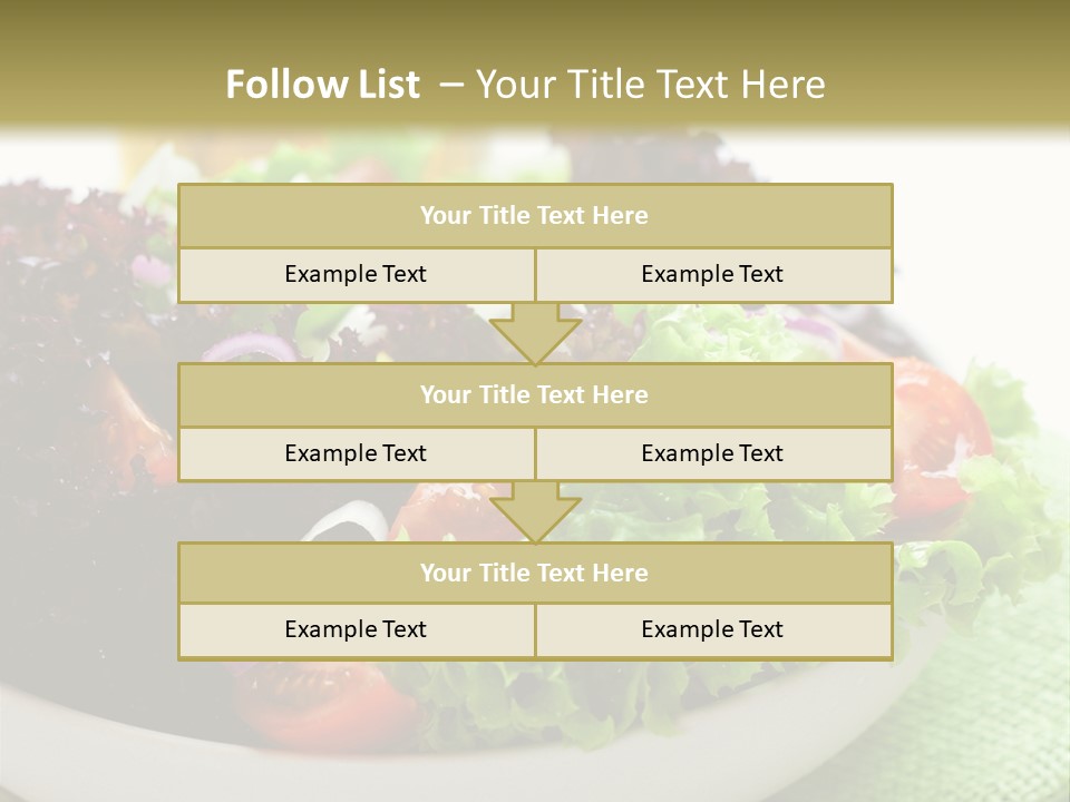 Vegetables Onion Food PowerPoint Template