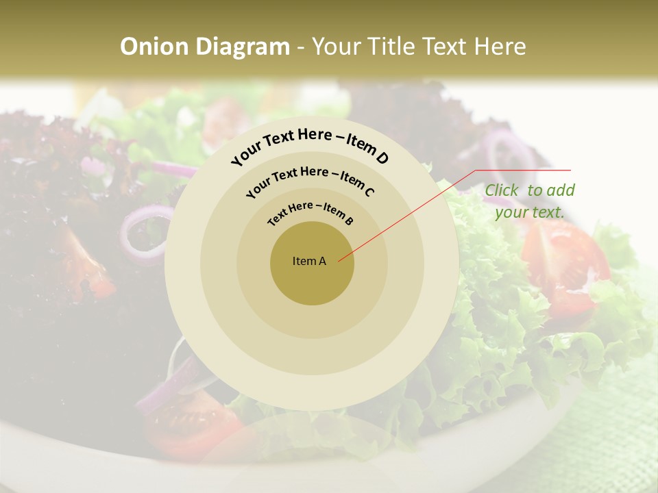 Vegetables Onion Food PowerPoint Template