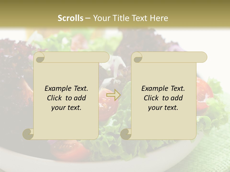 Vegetables Onion Food PowerPoint Template
