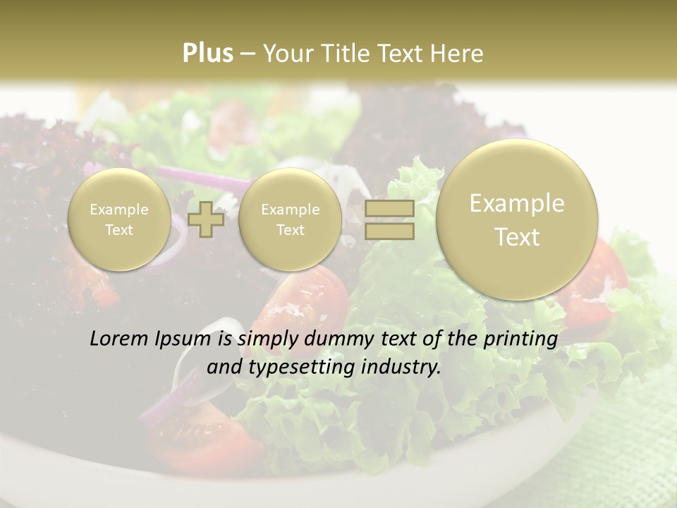 Vegetables Onion Food PowerPoint Template