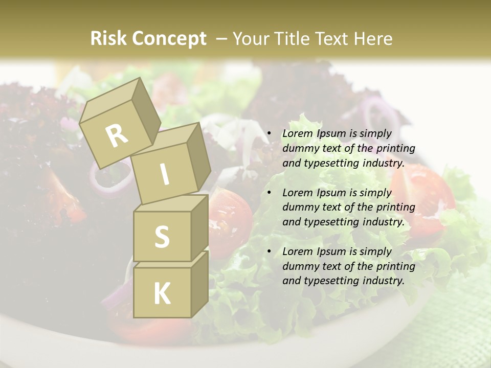 Vegetables Onion Food PowerPoint Template