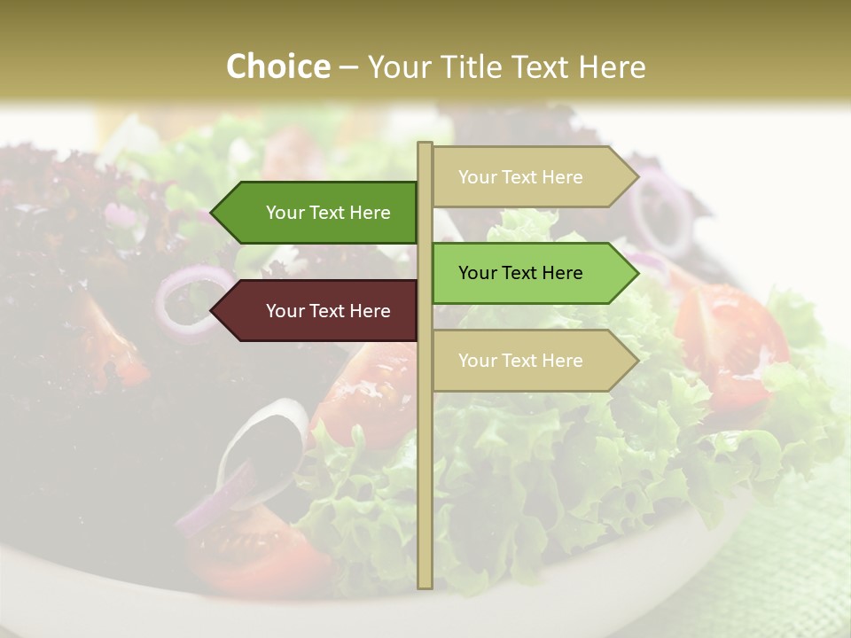 Vegetables Onion Food PowerPoint Template