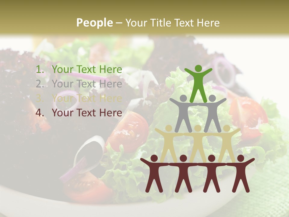 Vegetables Onion Food PowerPoint Template