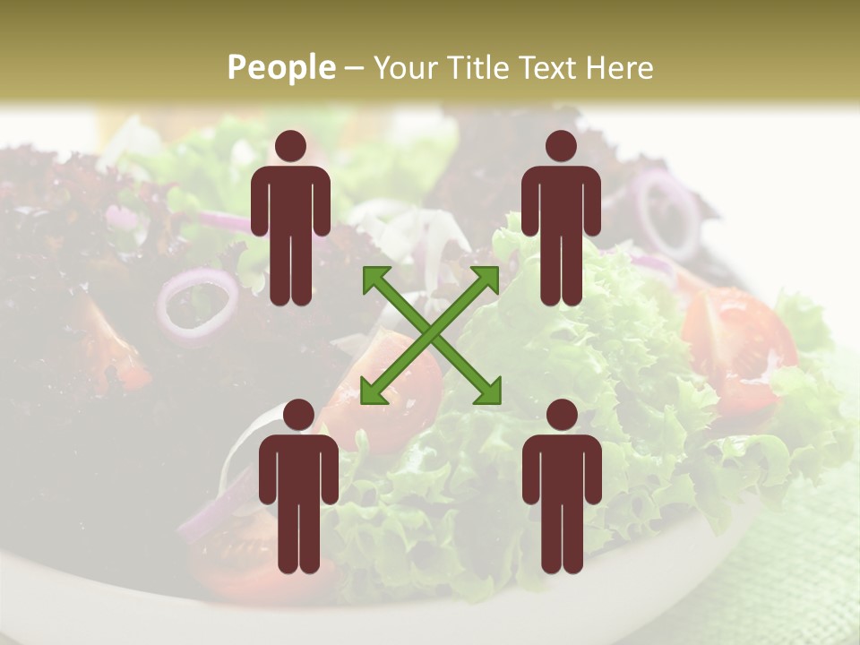 Vegetables Onion Food PowerPoint Template