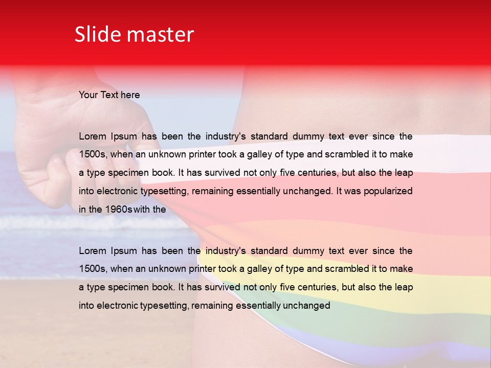 Hand Homo Chilling PowerPoint Template