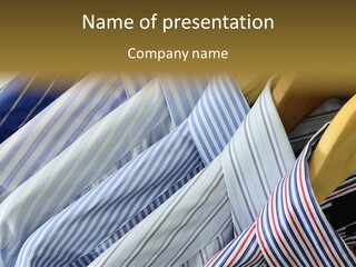 Variety Gentleman Cloth PowerPoint Template