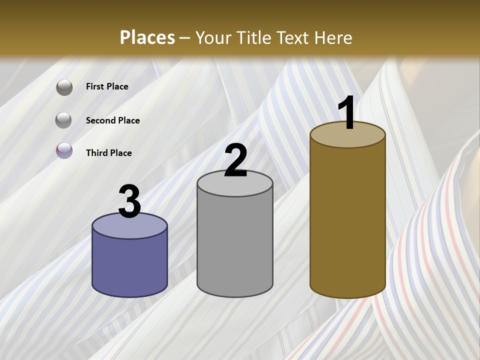 Variety Gentleman Cloth PowerPoint Template