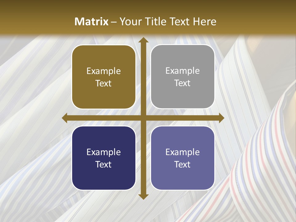 Variety Gentleman Cloth PowerPoint Template