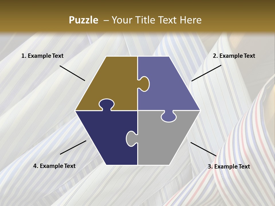 Variety Gentleman Cloth PowerPoint Template