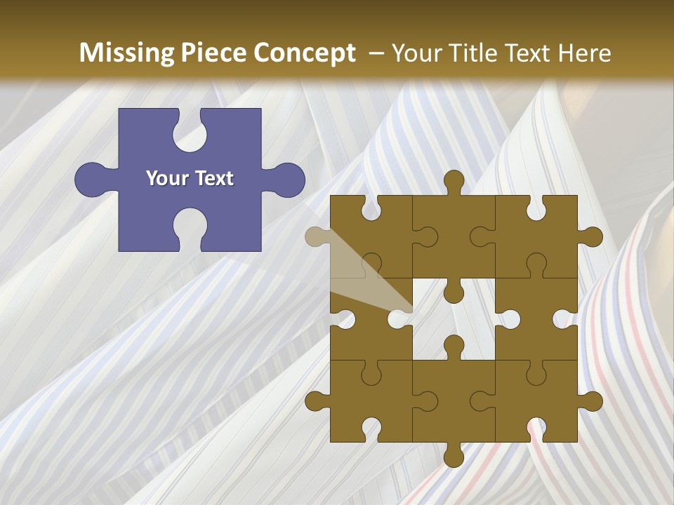 Variety Gentleman Cloth PowerPoint Template