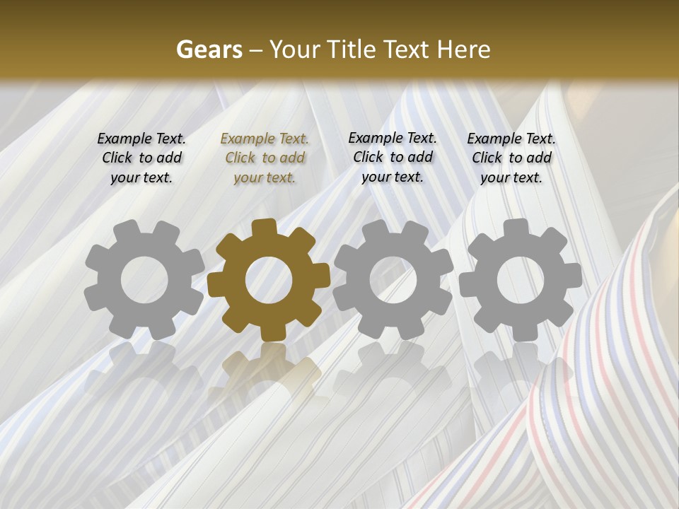 Variety Gentleman Cloth PowerPoint Template