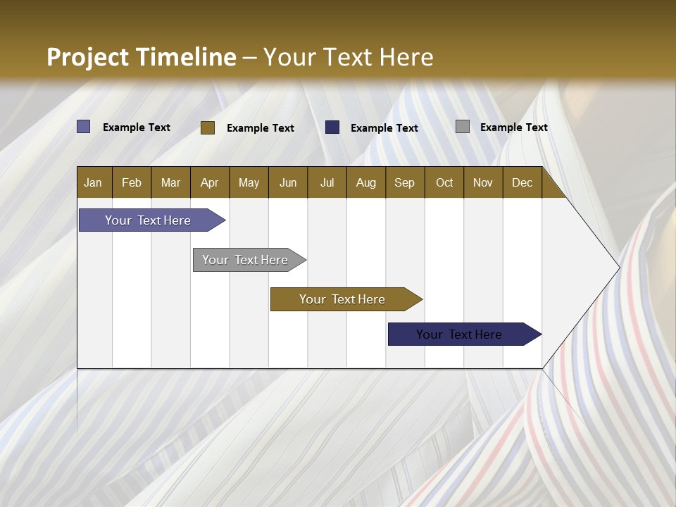 Variety Gentleman Cloth PowerPoint Template