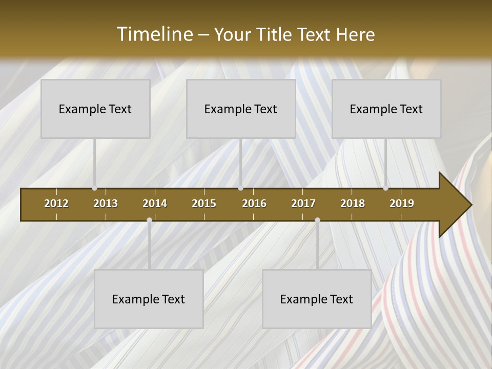 Variety Gentleman Cloth PowerPoint Template