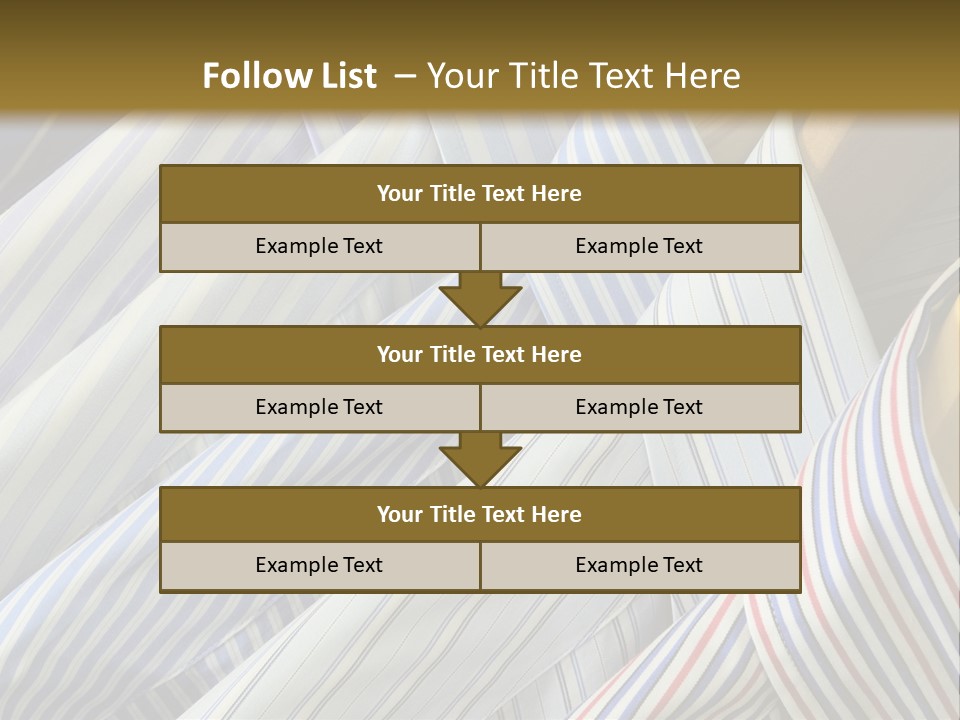 Variety Gentleman Cloth PowerPoint Template