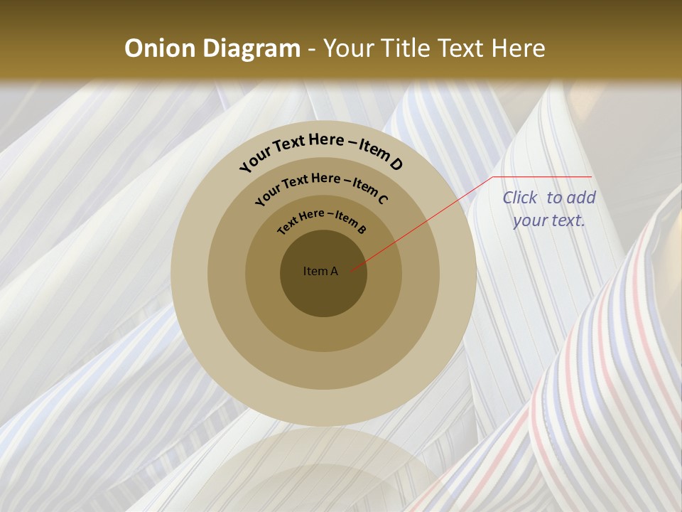 Variety Gentleman Cloth PowerPoint Template