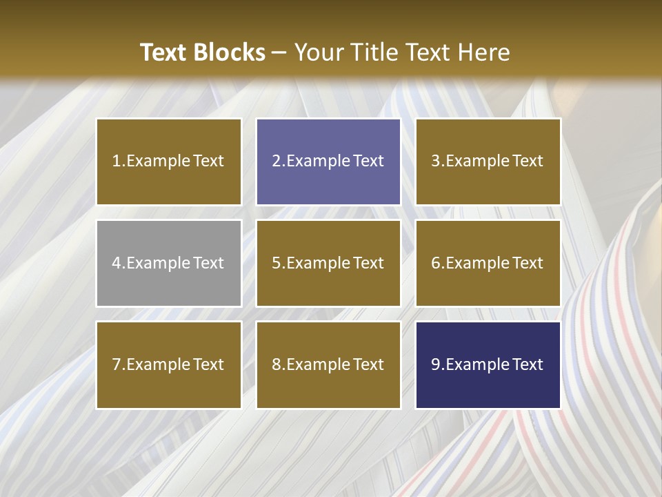 Variety Gentleman Cloth PowerPoint Template