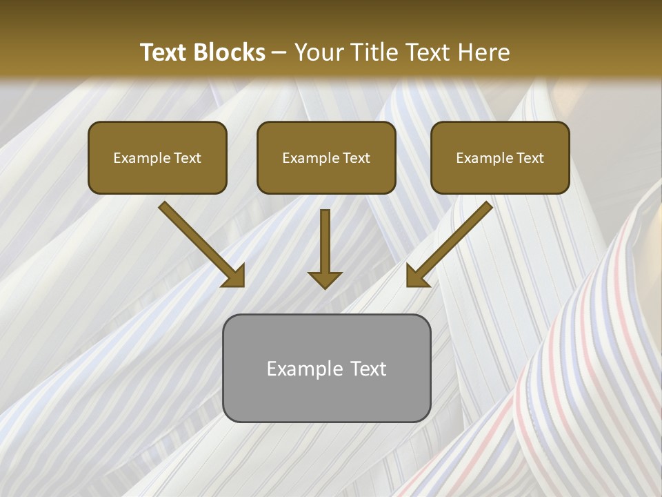 Variety Gentleman Cloth PowerPoint Template