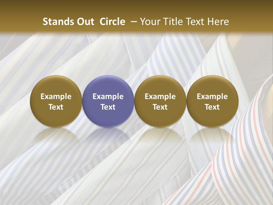 Variety Gentleman Cloth PowerPoint Template