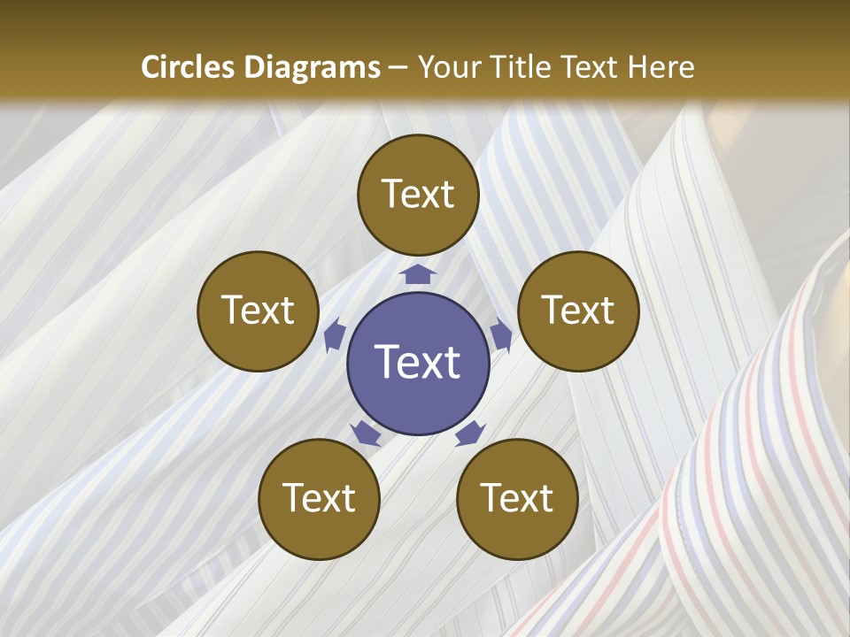 Variety Gentleman Cloth PowerPoint Template