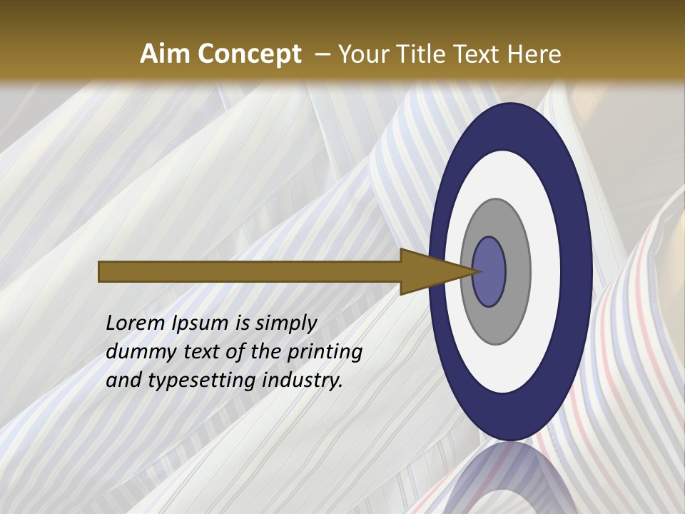 Variety Gentleman Cloth PowerPoint Template