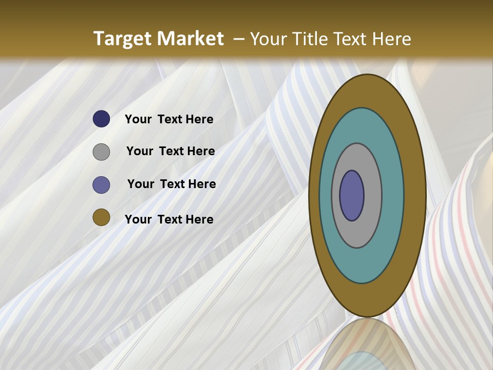 Variety Gentleman Cloth PowerPoint Template