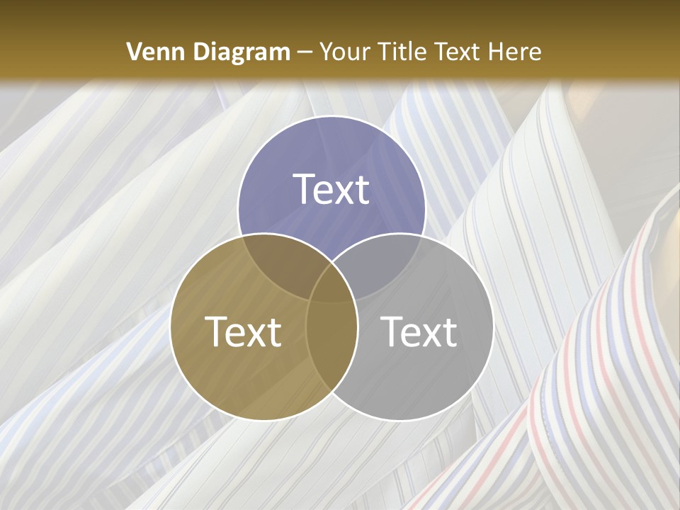 Variety Gentleman Cloth PowerPoint Template