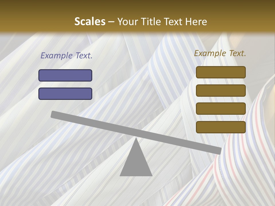 Variety Gentleman Cloth PowerPoint Template