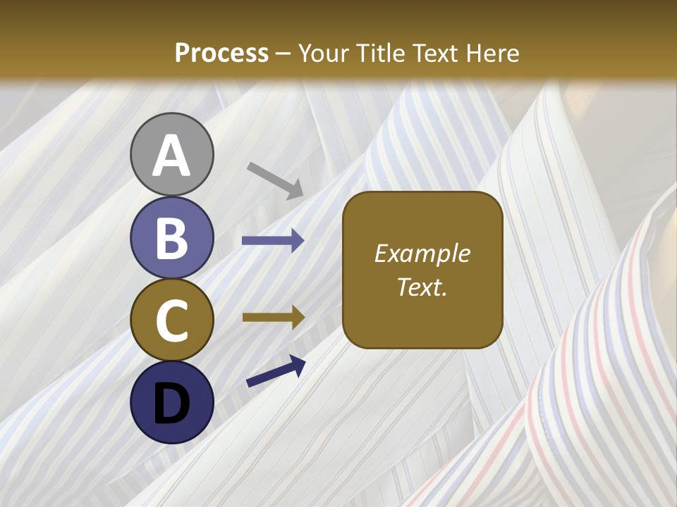 Variety Gentleman Cloth PowerPoint Template