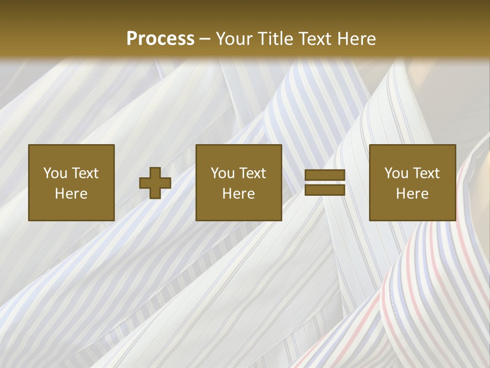 Variety Gentleman Cloth PowerPoint Template