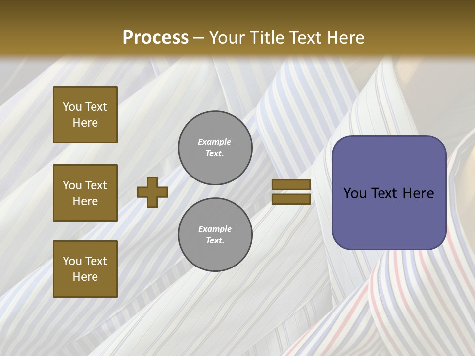 Variety Gentleman Cloth PowerPoint Template