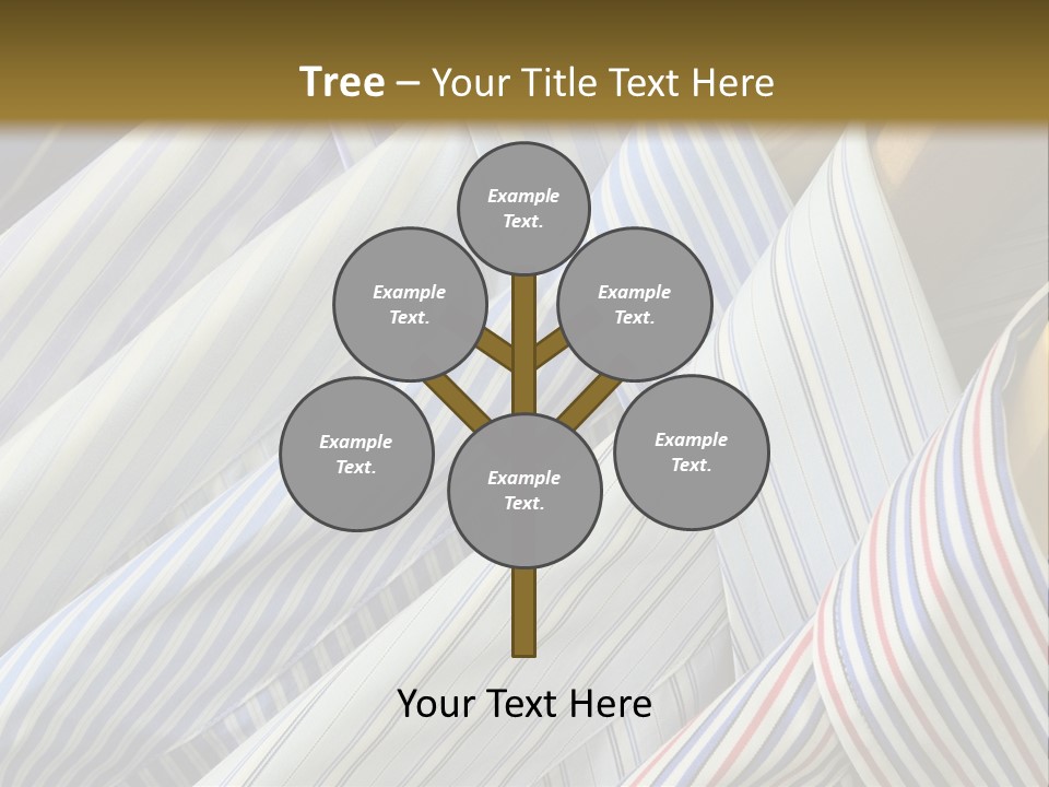 Variety Gentleman Cloth PowerPoint Template