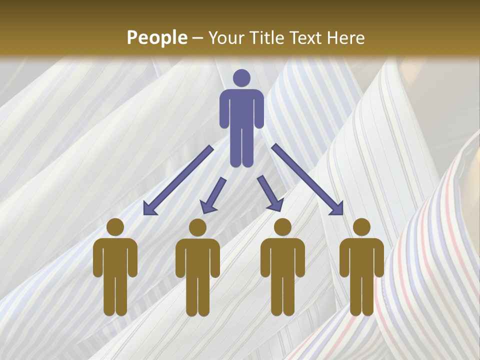 Variety Gentleman Cloth PowerPoint Template