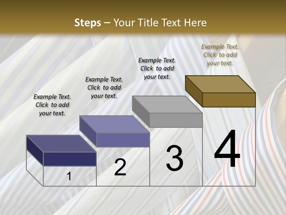 Variety Gentleman Cloth PowerPoint Template