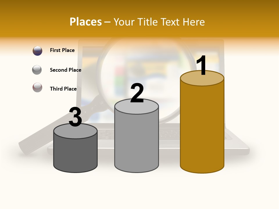 Page Web Glass PowerPoint Template