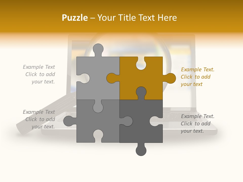 Page Web Glass PowerPoint Template