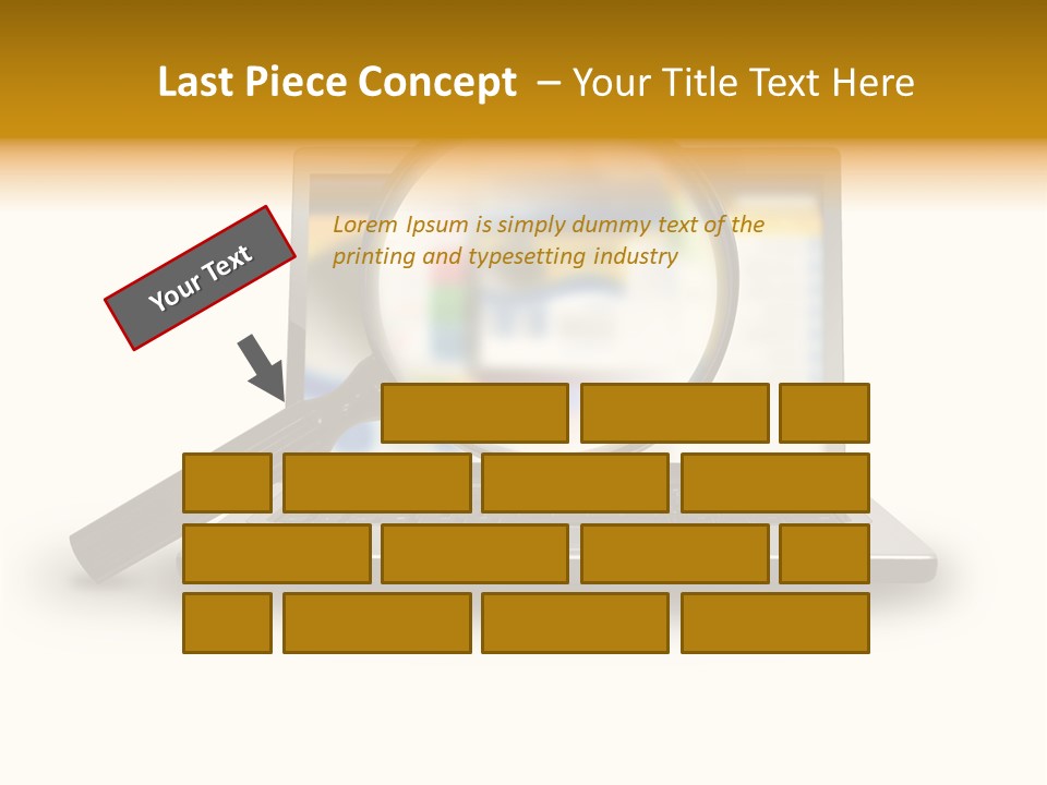 Page Web Glass PowerPoint Template