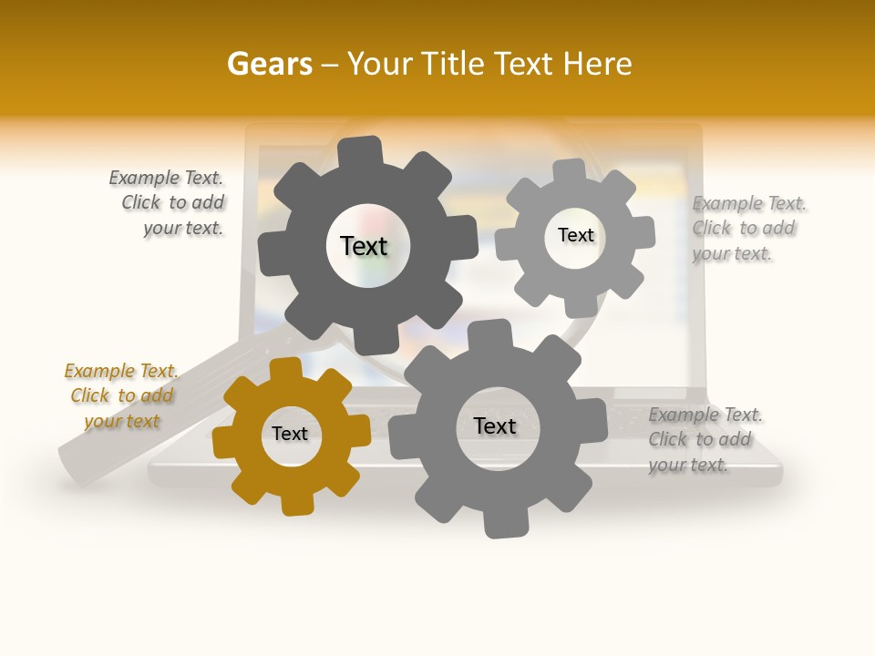 Page Web Glass PowerPoint Template