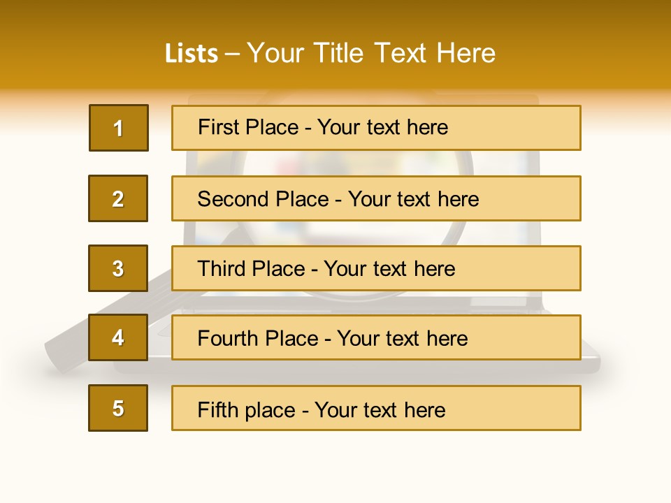 Page Web Glass PowerPoint Template