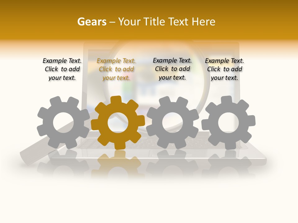 Page Web Glass PowerPoint Template