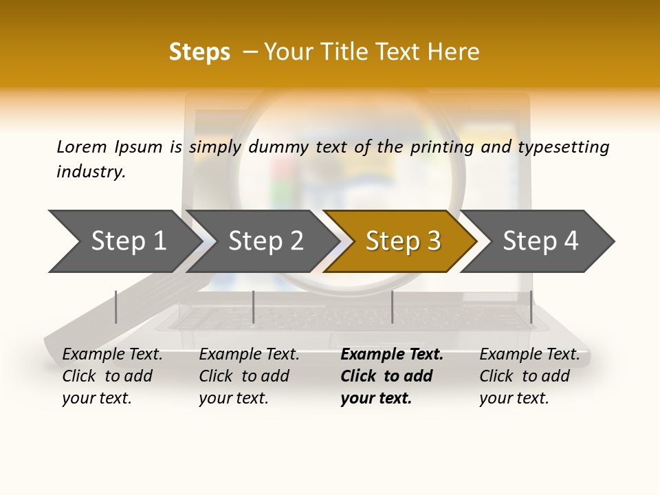 Page Web Glass PowerPoint Template